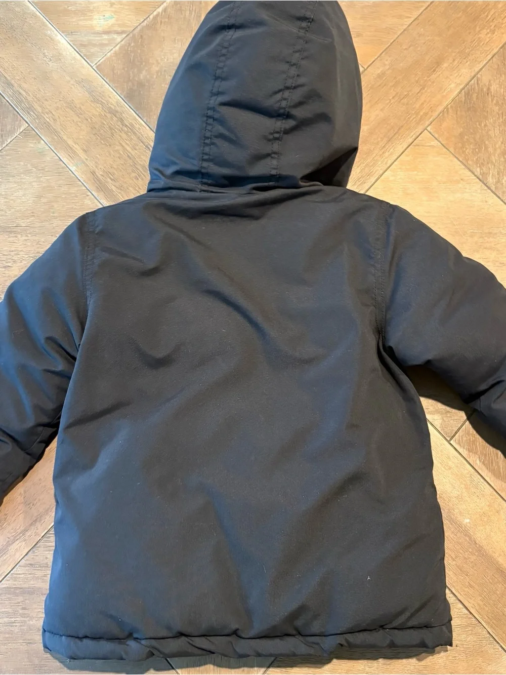 Old Navy Kids Black Hooded Winter Coat Size 3T